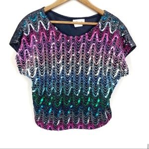 Vintage Sequin Top